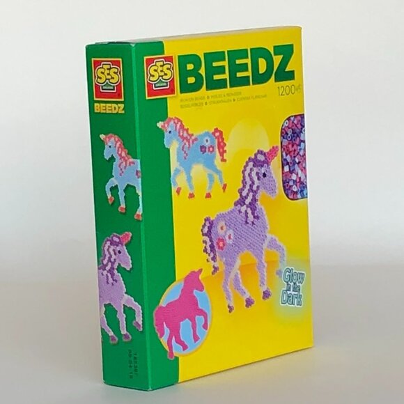 New in Box SES Iron on Beads Set-Unicorn Fantasy Horse 1200 Pcs For Age 5+ - Picture 12 of 16